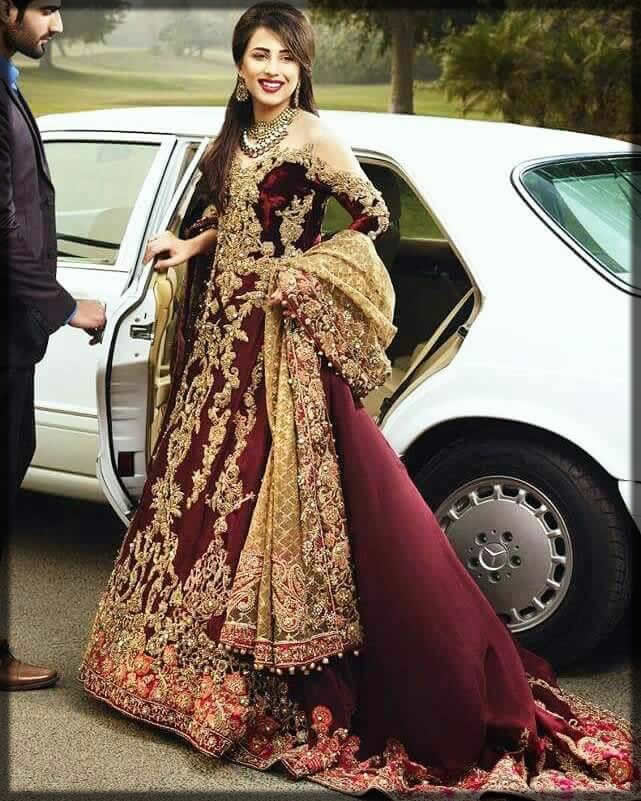 fabulous velvet bridal lehenga gown