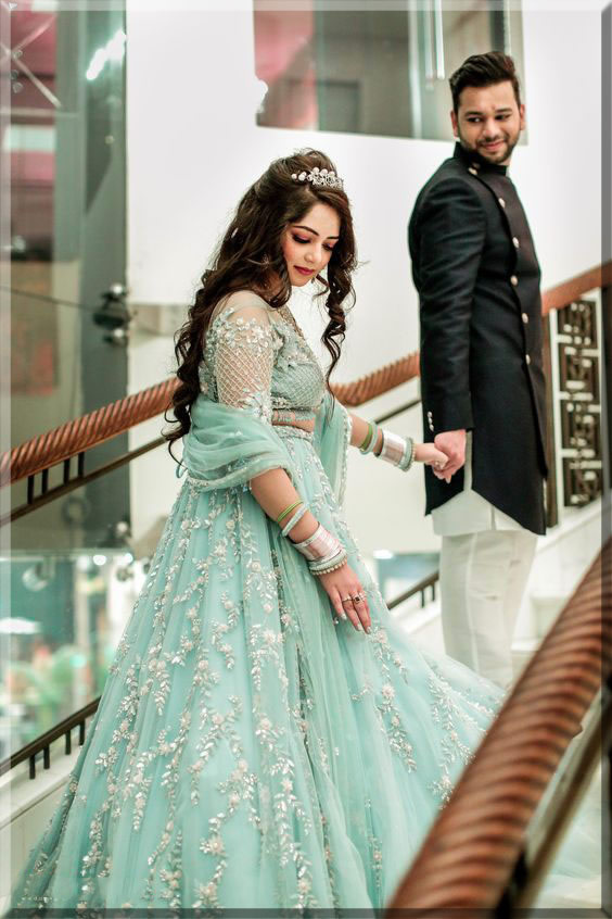 pakistani engagement dresses