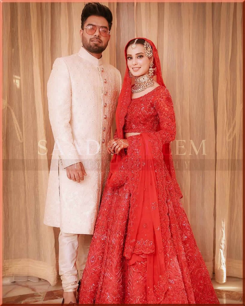 iqra aziz barat look