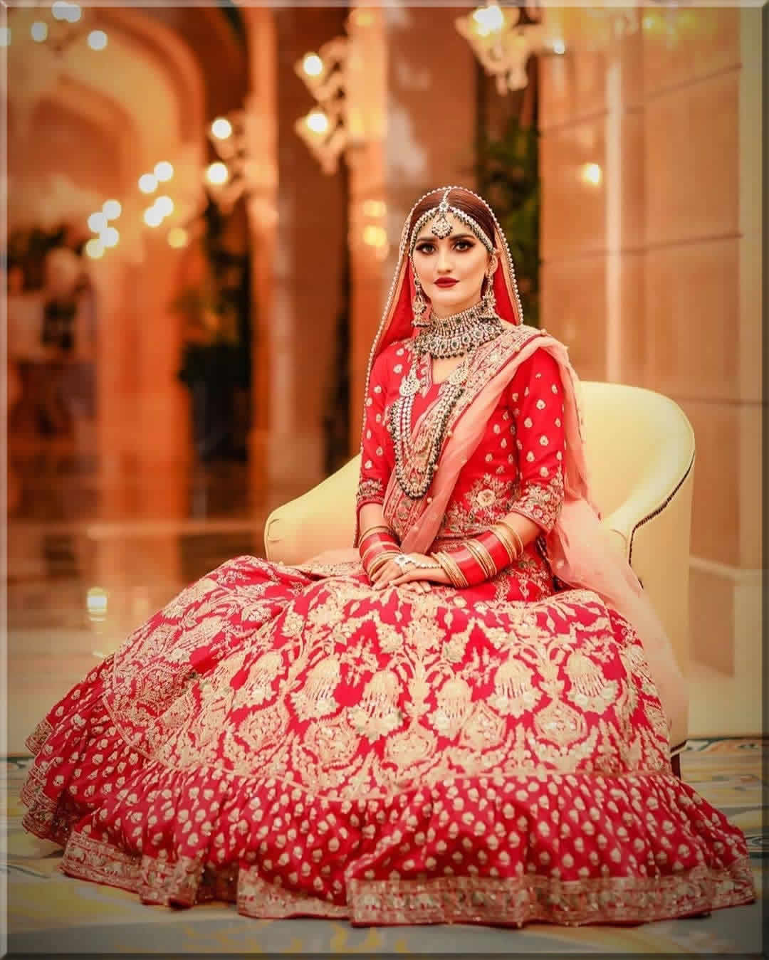 Red Pakistani Bridal Dress Sale Online ...