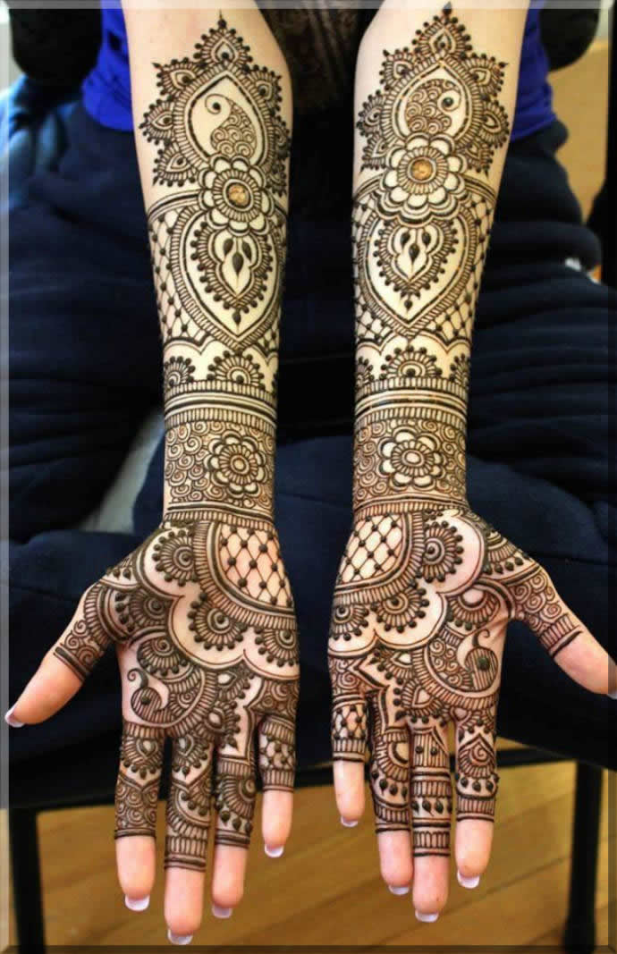 Featured image of post Simple Bridal Mehendi Design Full Hand