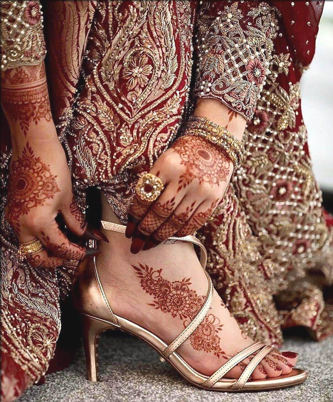 Arabic Mehndi Designs For Brides