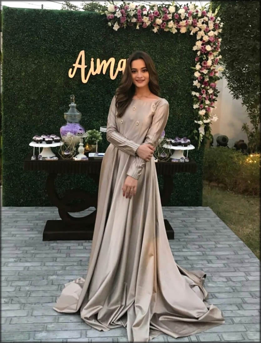 long bridal shower dress