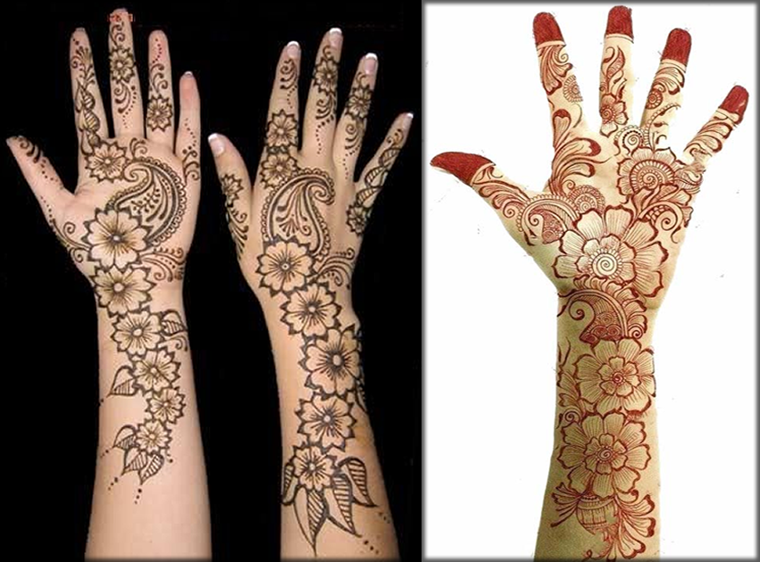 Mango Mehndi designs for hands