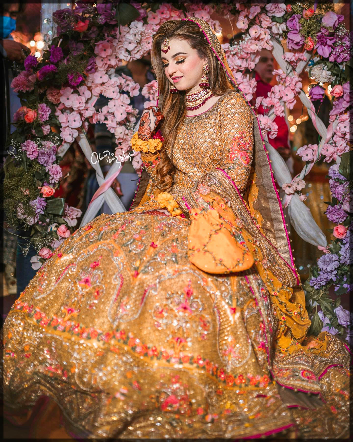 Pakistani Bridal Mehndi dresses