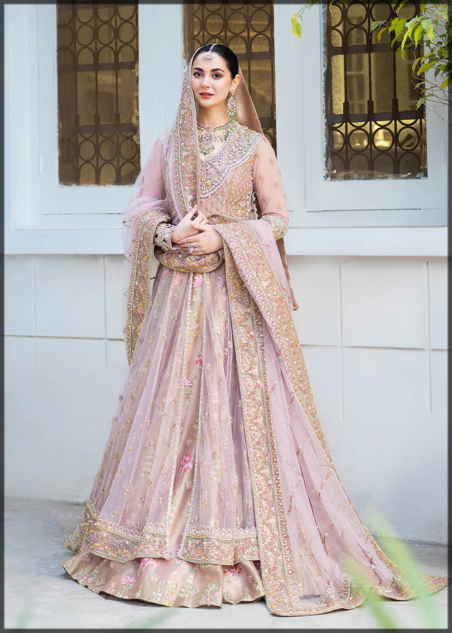 Sadaf Fawad Khan walima Dresses