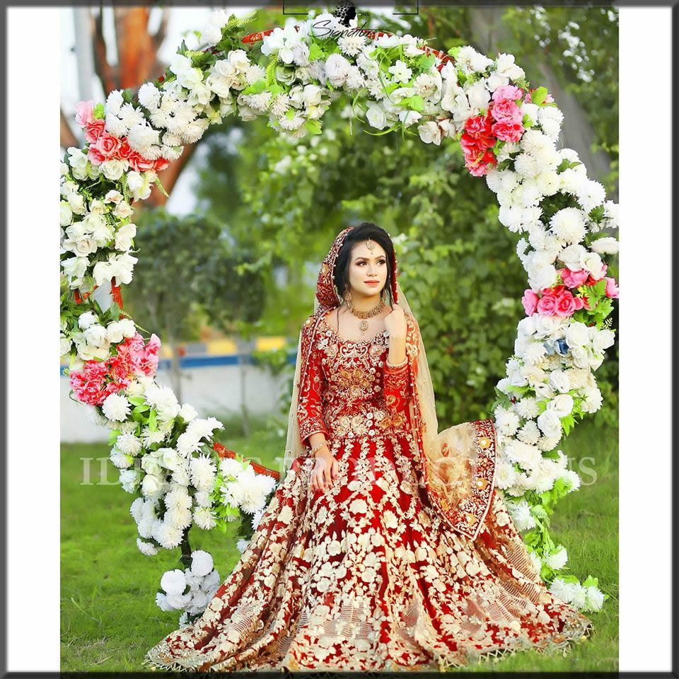 stylish Anarkali Lehnga For Brides