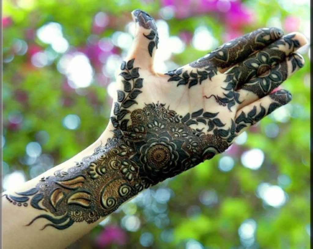 best arabic kashees mehndi designs