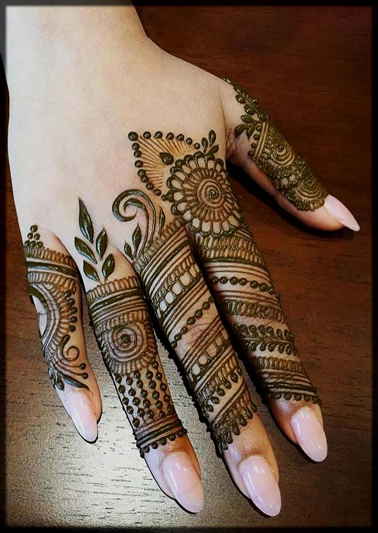 stunning fingers mehndi designs 