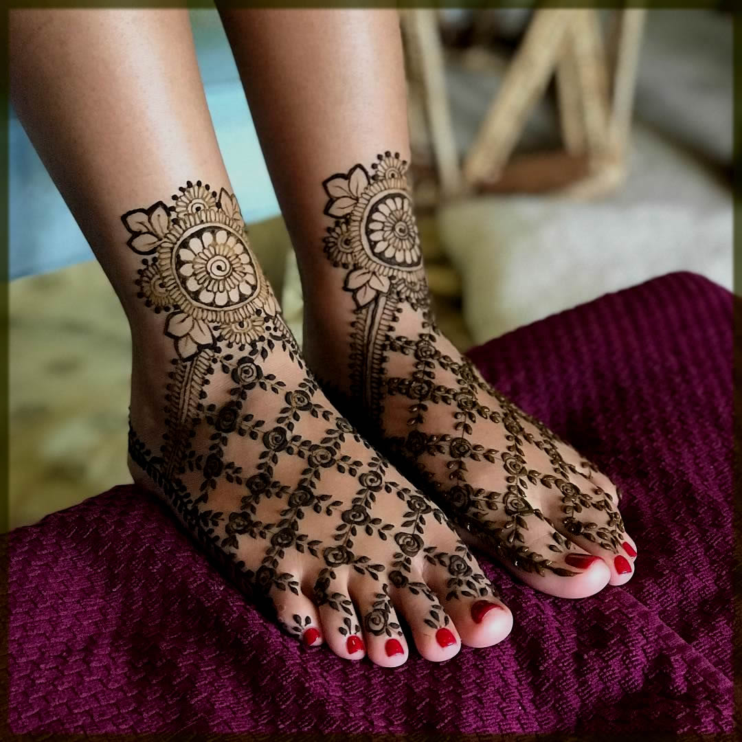 Most Beautiful Feet Mehndi Design 2022 Latest Feet Mehndi Design Zohal ...