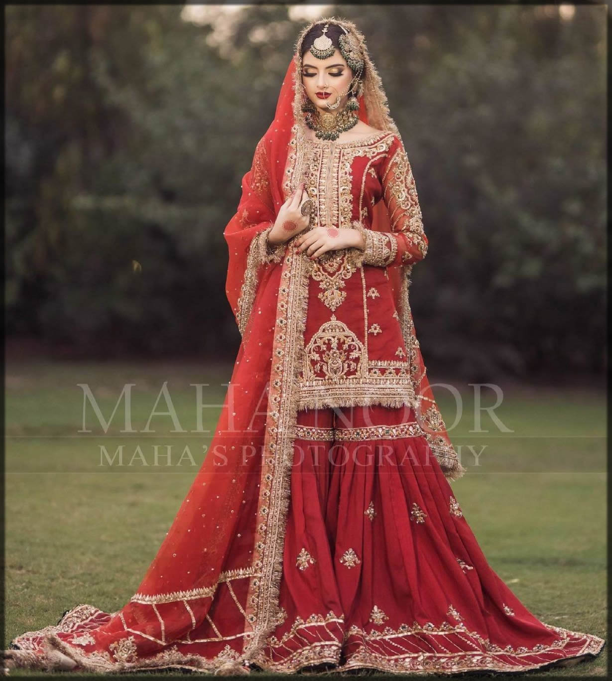 gharara for bride