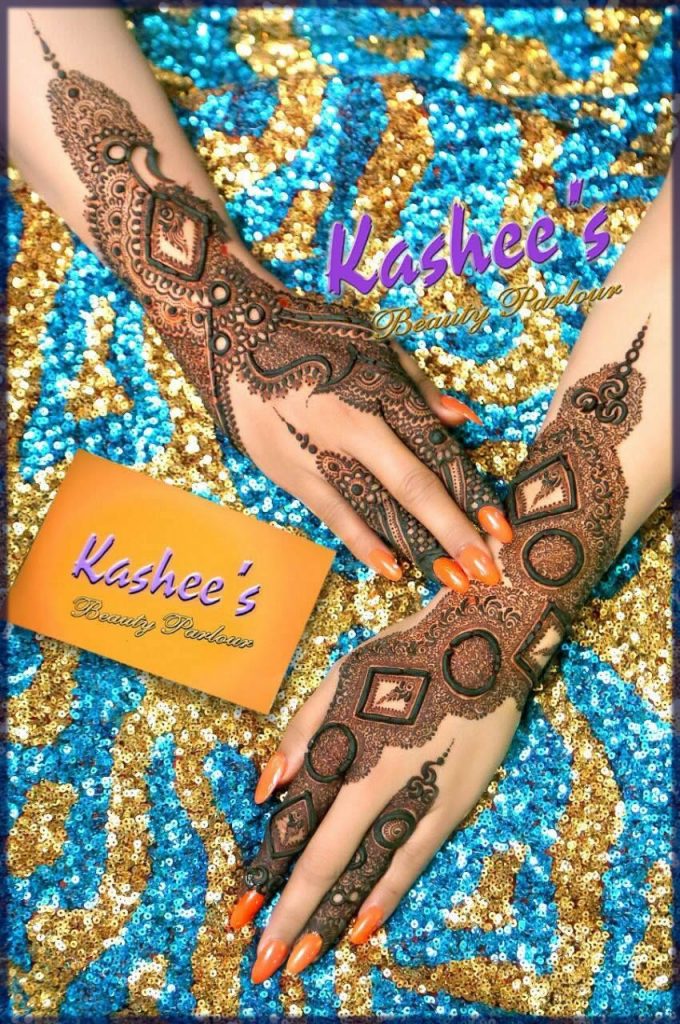 marvelous mehndi design for bride