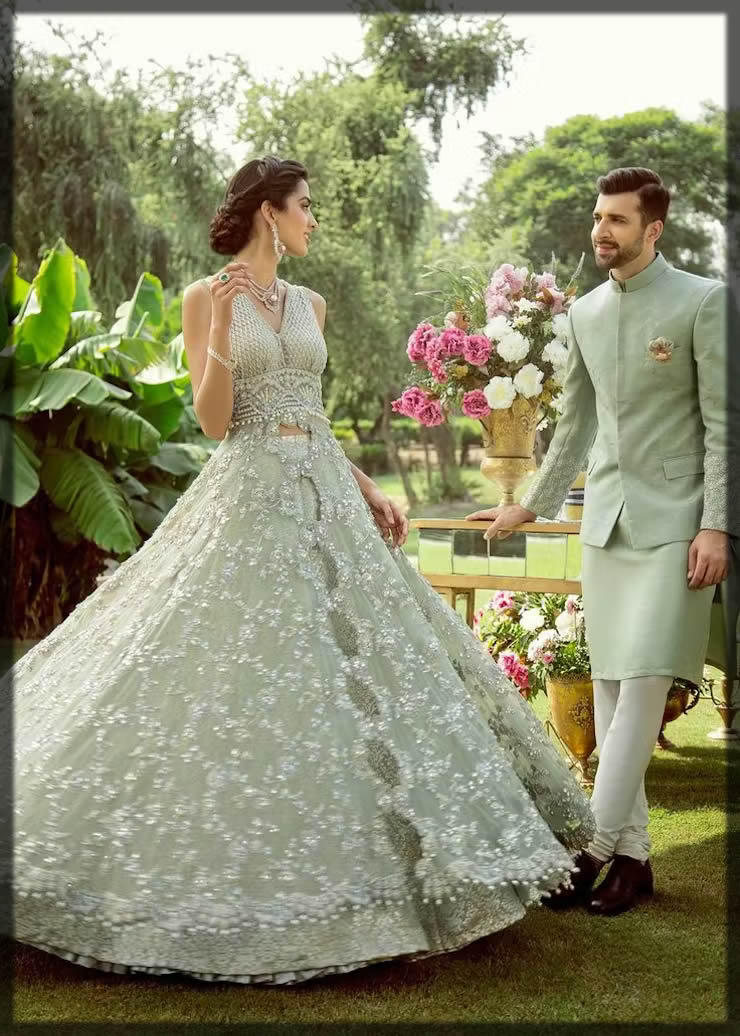engagement for bride and groom