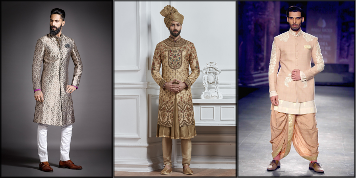 feature image of men wedding sherwani