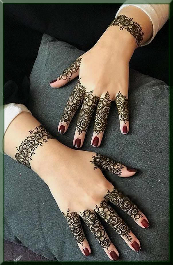 unique henna styles 