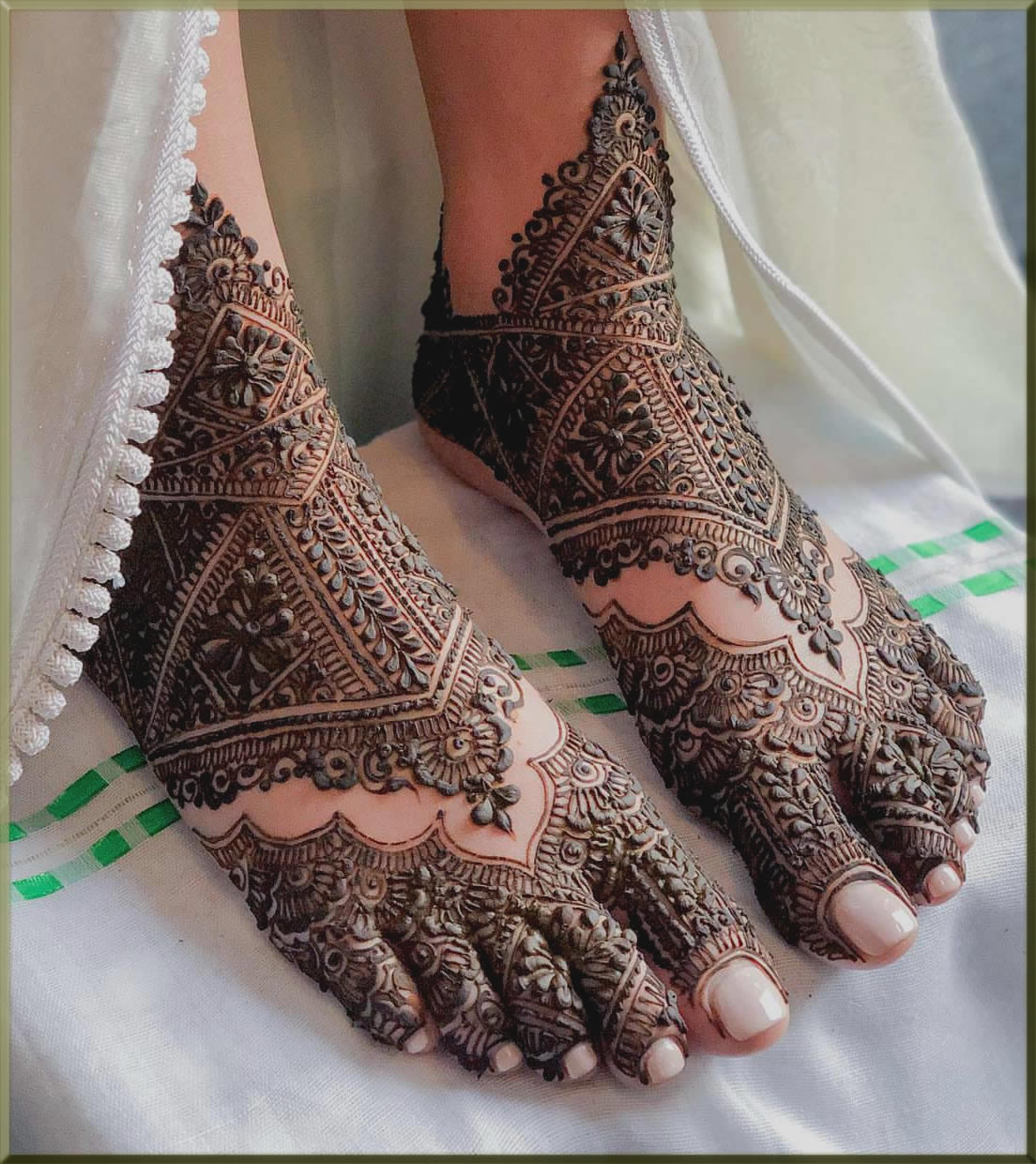 moroccan foot mehndi designs