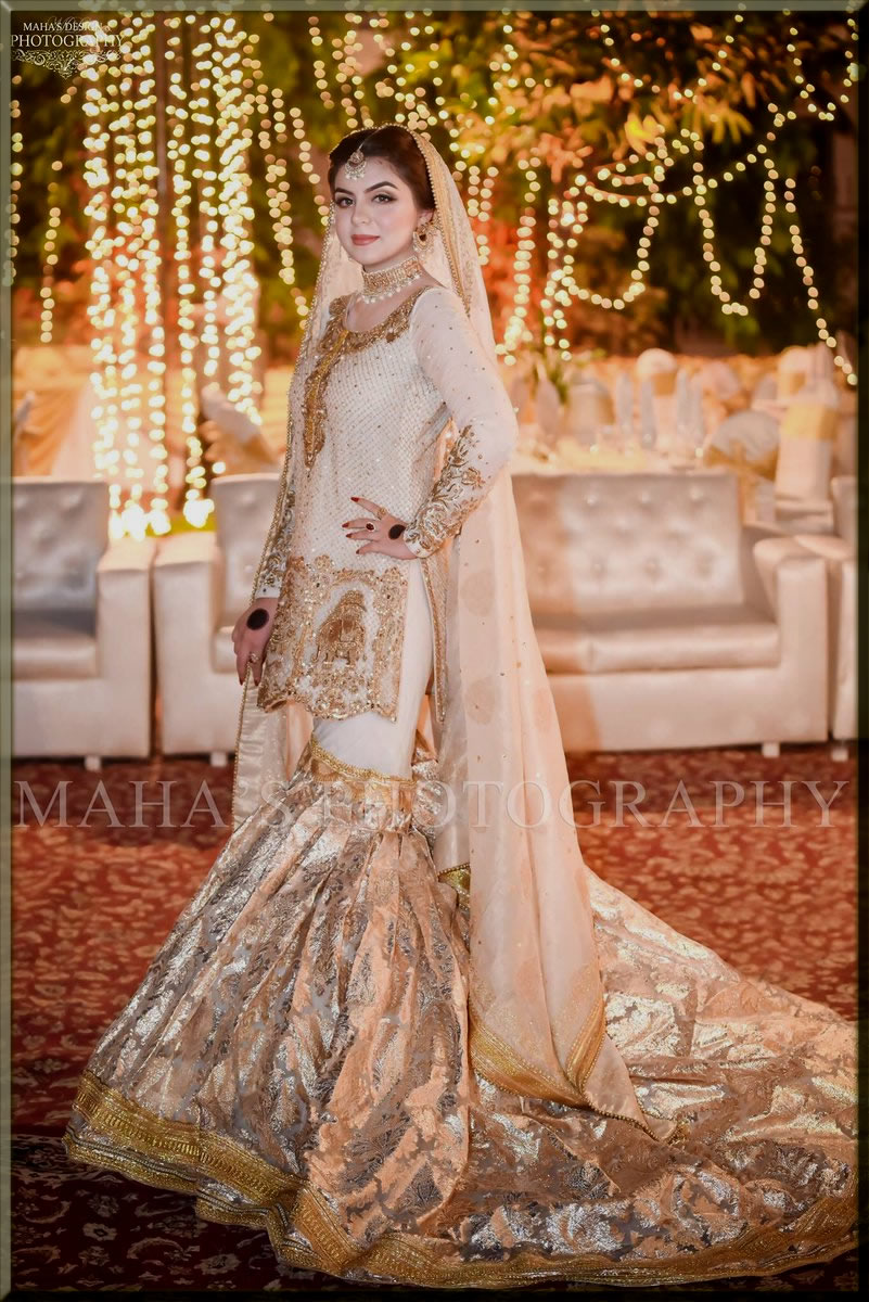 stunning sharara dress for the brides