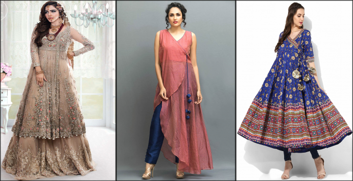 Angrakha Style Dresses Stunning Designs