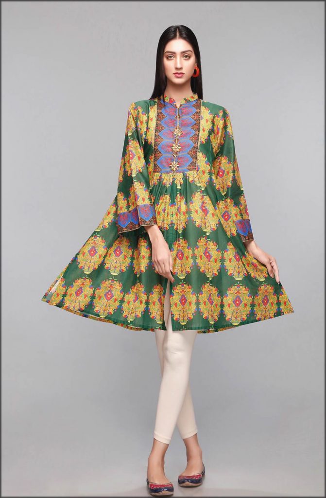 Green Pots Frock