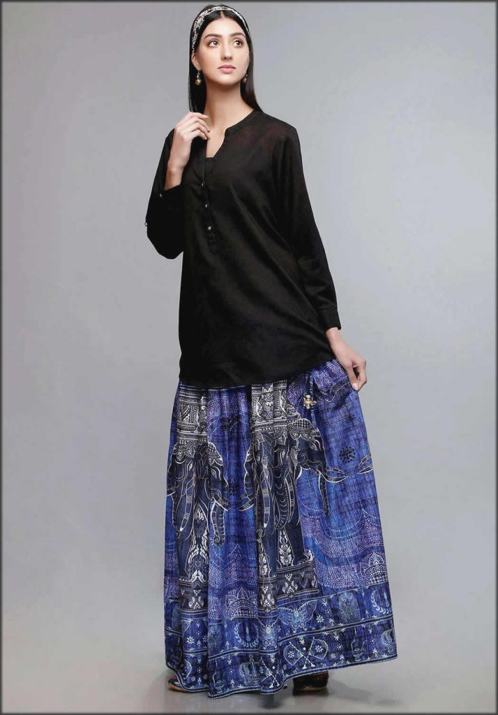 Lawn Karandi Shirt And Skirt