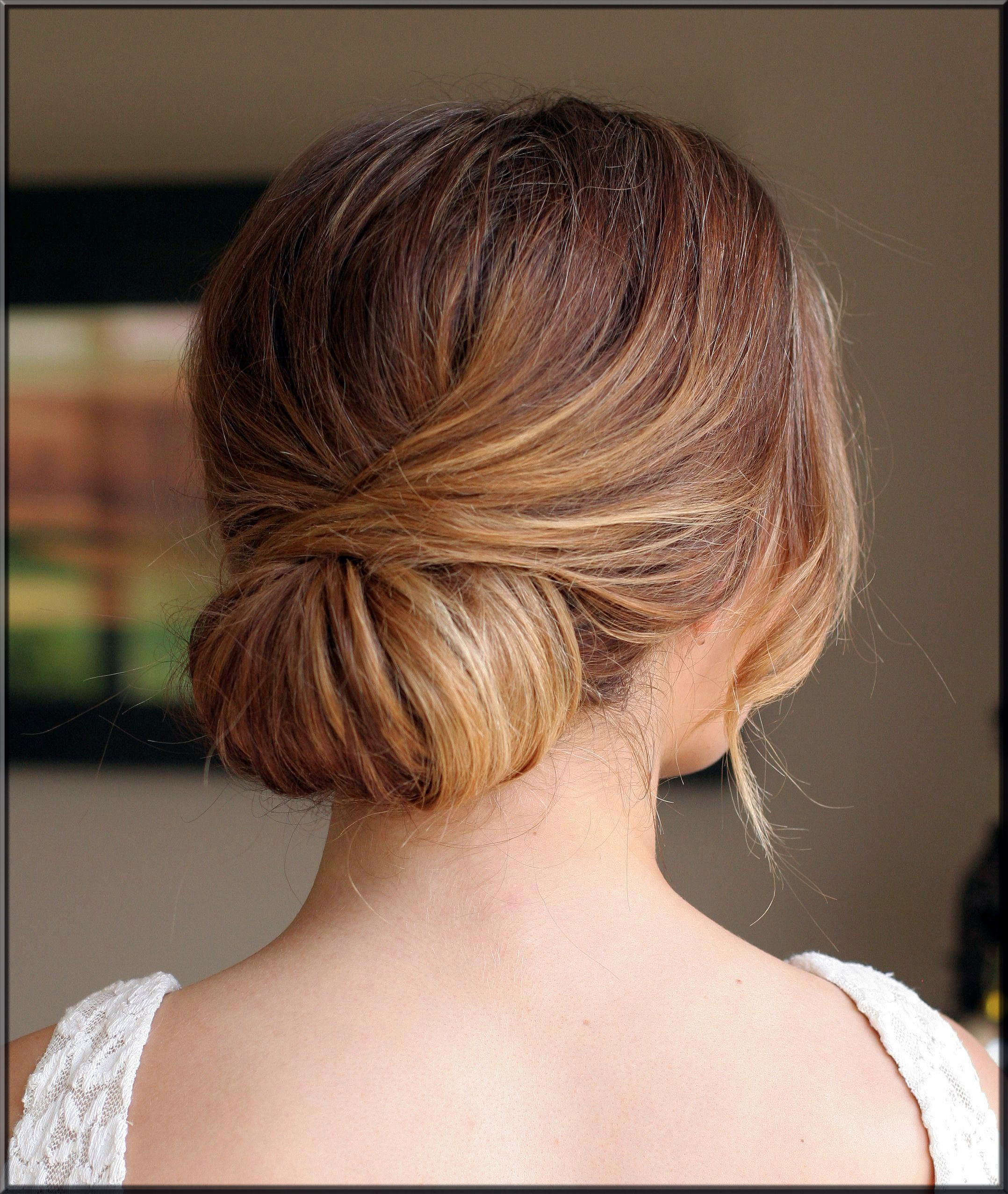 Image of Low bun Eid hairstyle for long hair