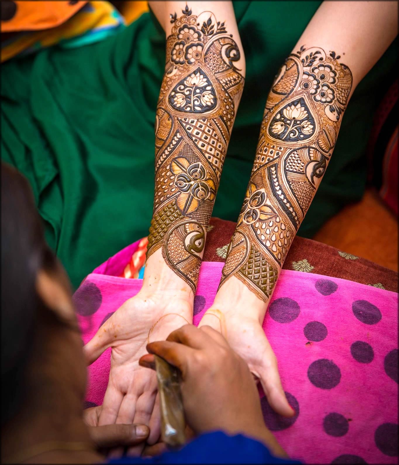 Peacock Mehndi Design For Brides