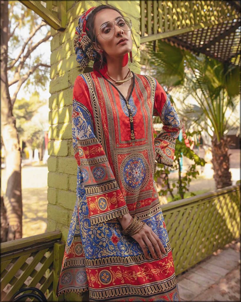 Victorian Tiles Three Piece Dress