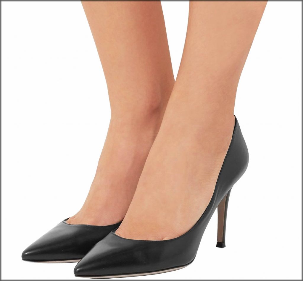 business casual with heels