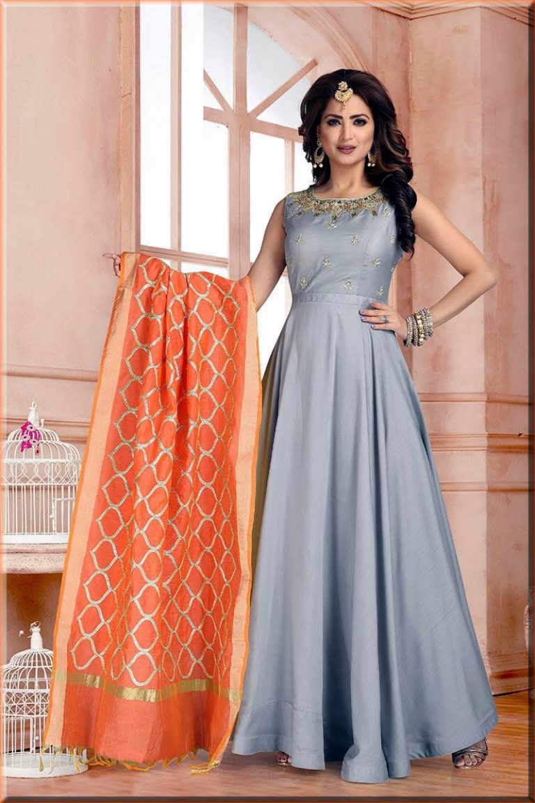 indian party frock