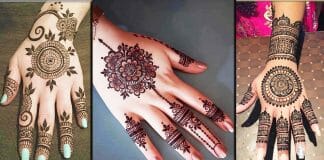 latest tikki mehndi designs collection