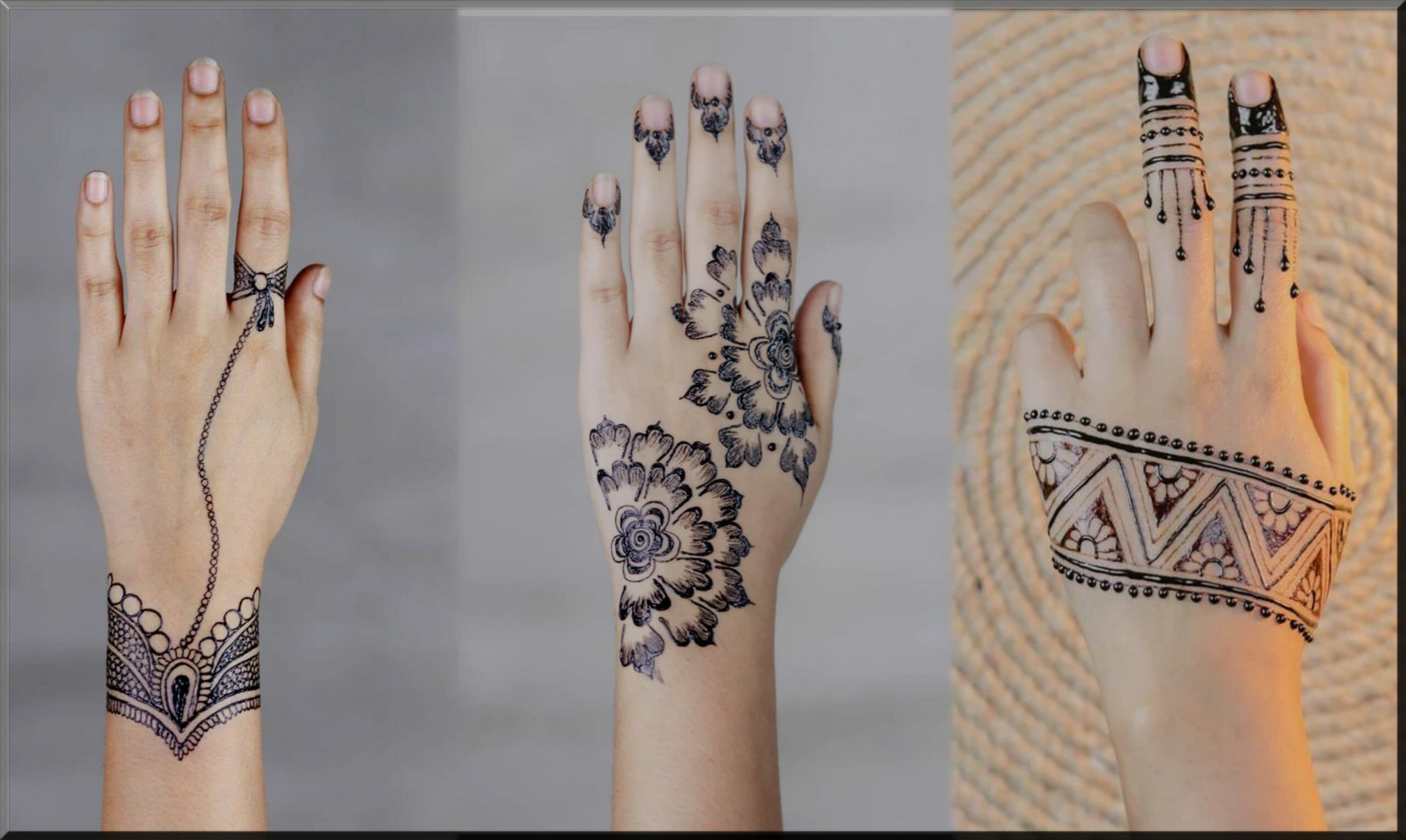 Easy Mehndi Design Step By Step - Rezfoods - Resep Masakan Indonesia