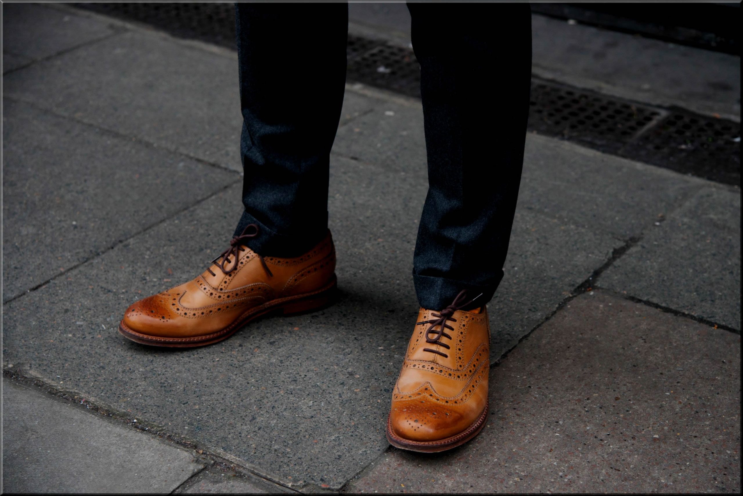 wingtips the business wear shoe for male