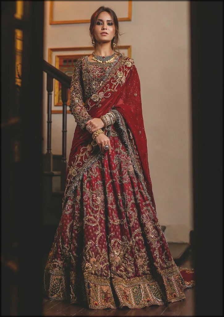 Amazing Floor Length Red Lehenga