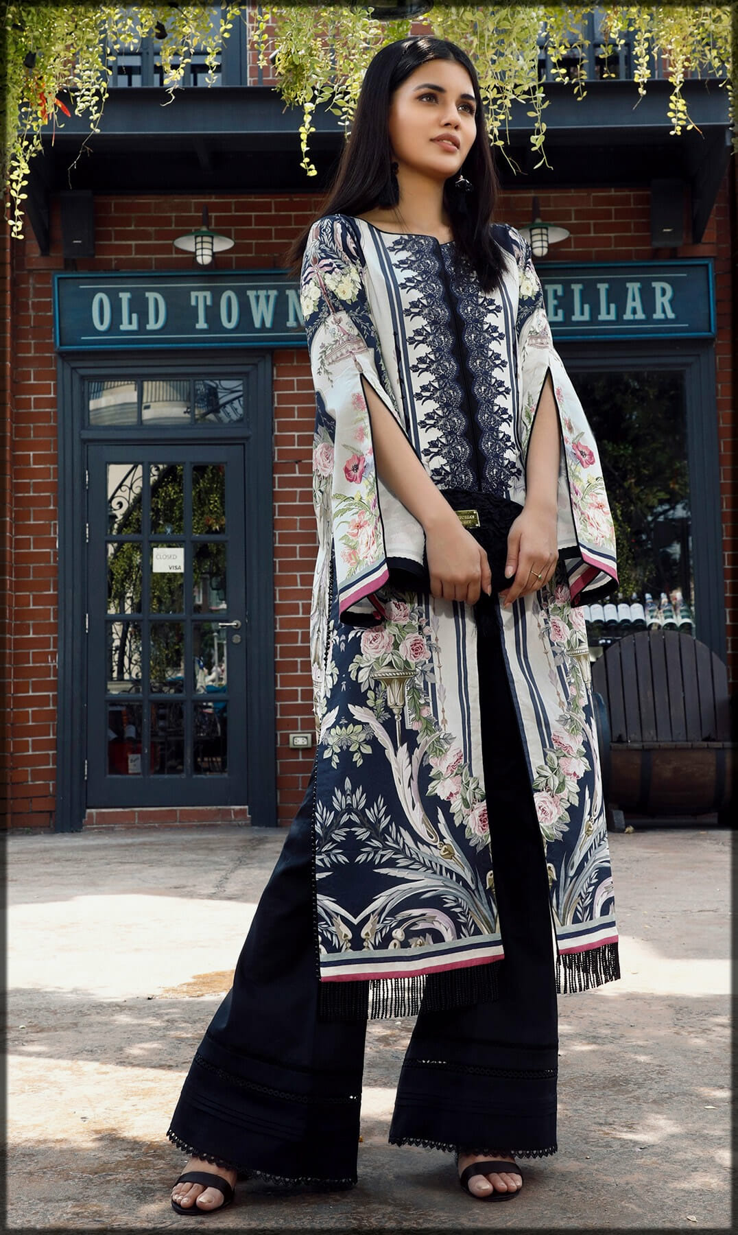 Cotton summer dress for ladies