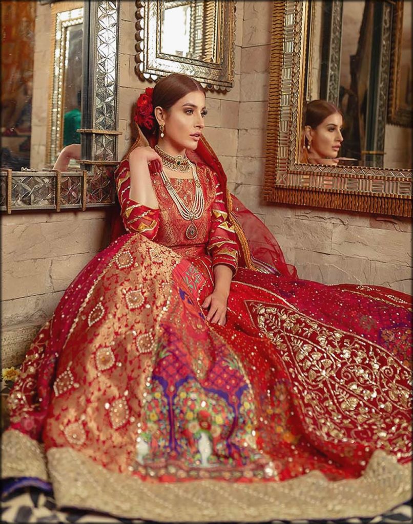 Red Fully Embellished Bridal Dress