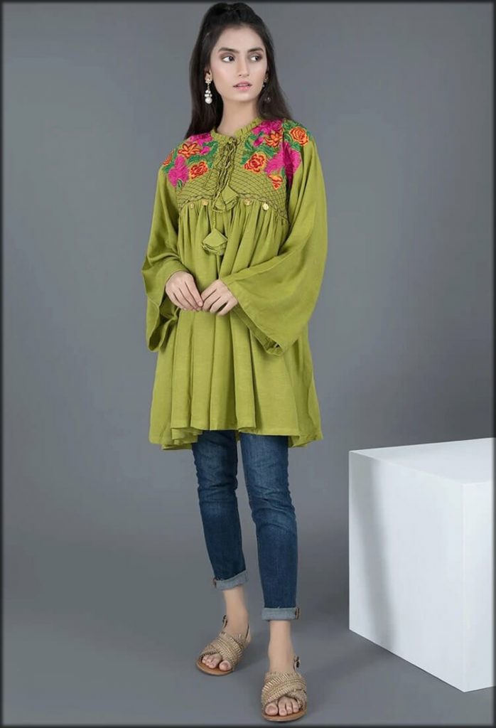 Shirt Silk Karandi Embroider