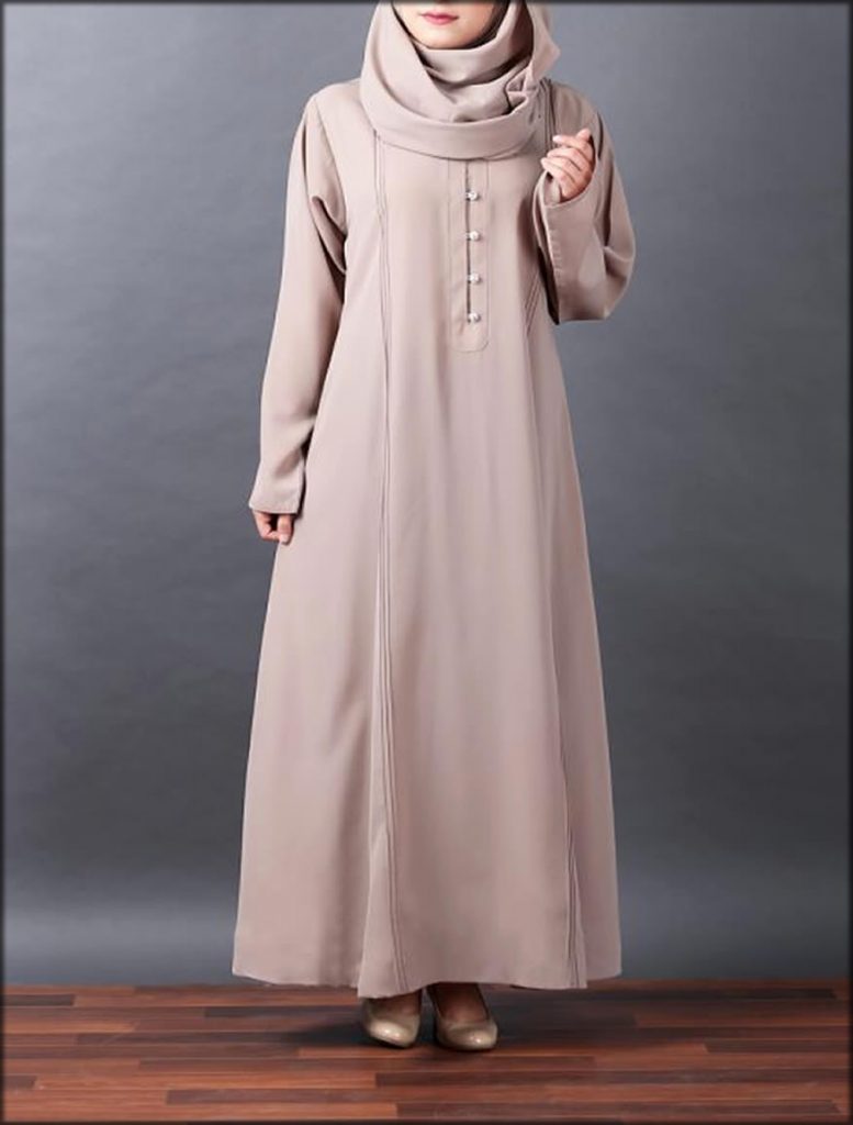 Double Stitched Women Wear Abaya