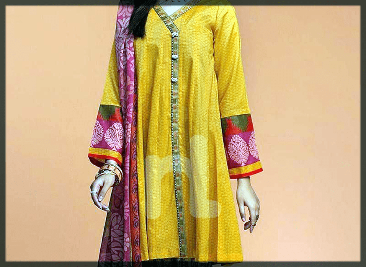 Lawn dresses online stitching designs