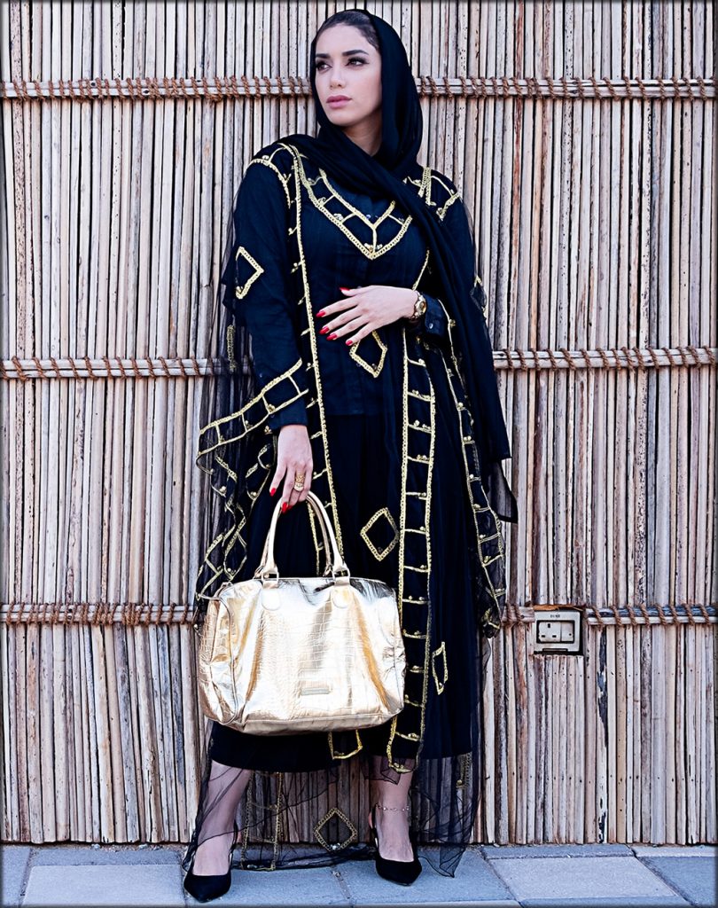 Royal Blue Latest Net Style Abaya