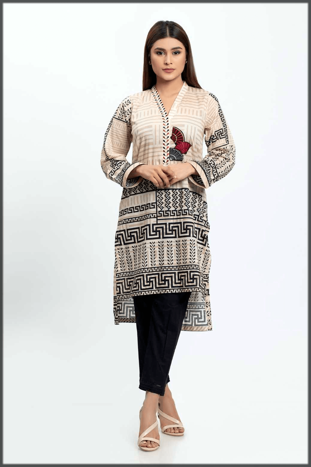 Printed Kurtas Latest Summer Lawn Kurti Designs Stitching Styles ...