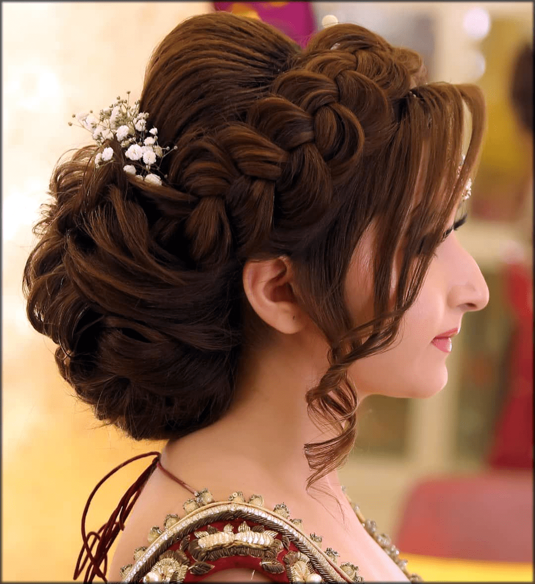 Latest Pakistani Bridal Hairstyles 2022 for Mehndi, Barat and Walima Latest Pakistani Bridal Hairstyles 2022 for Mehndi, Barat and Walima