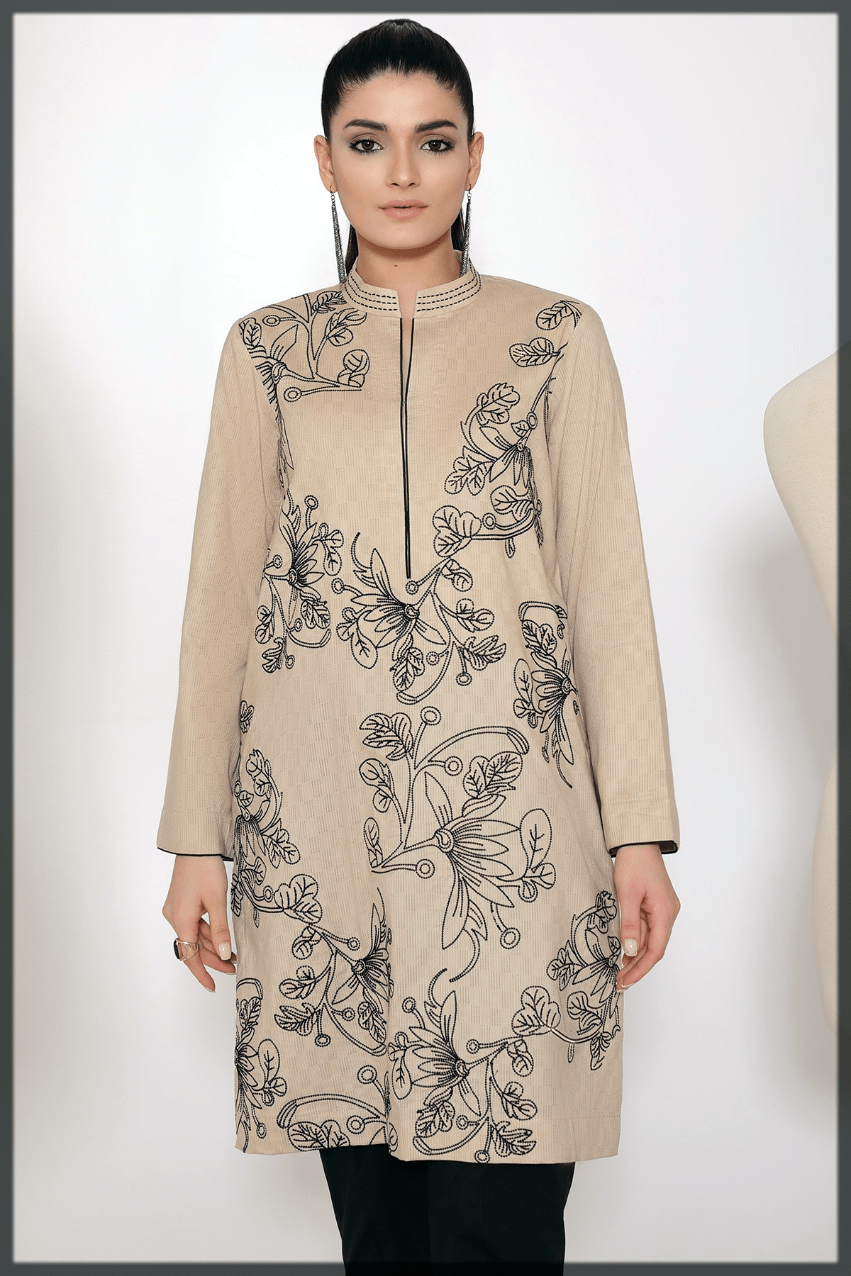 Simple kurta shalwar design for ladies deals