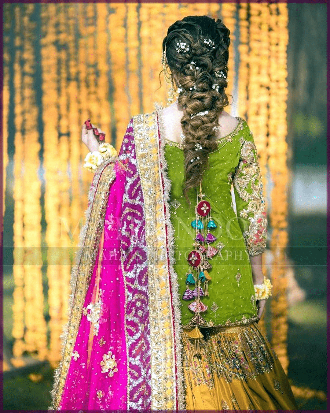 13 Latest Bridal Hairstyle For Mehendi Ceremony