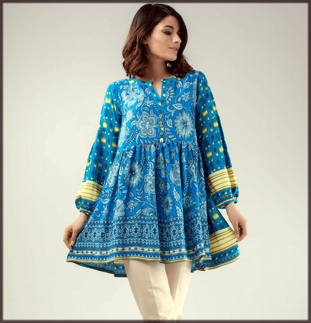 lawn frock design