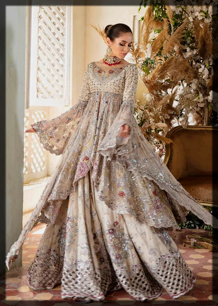 stunning bridal walima dress