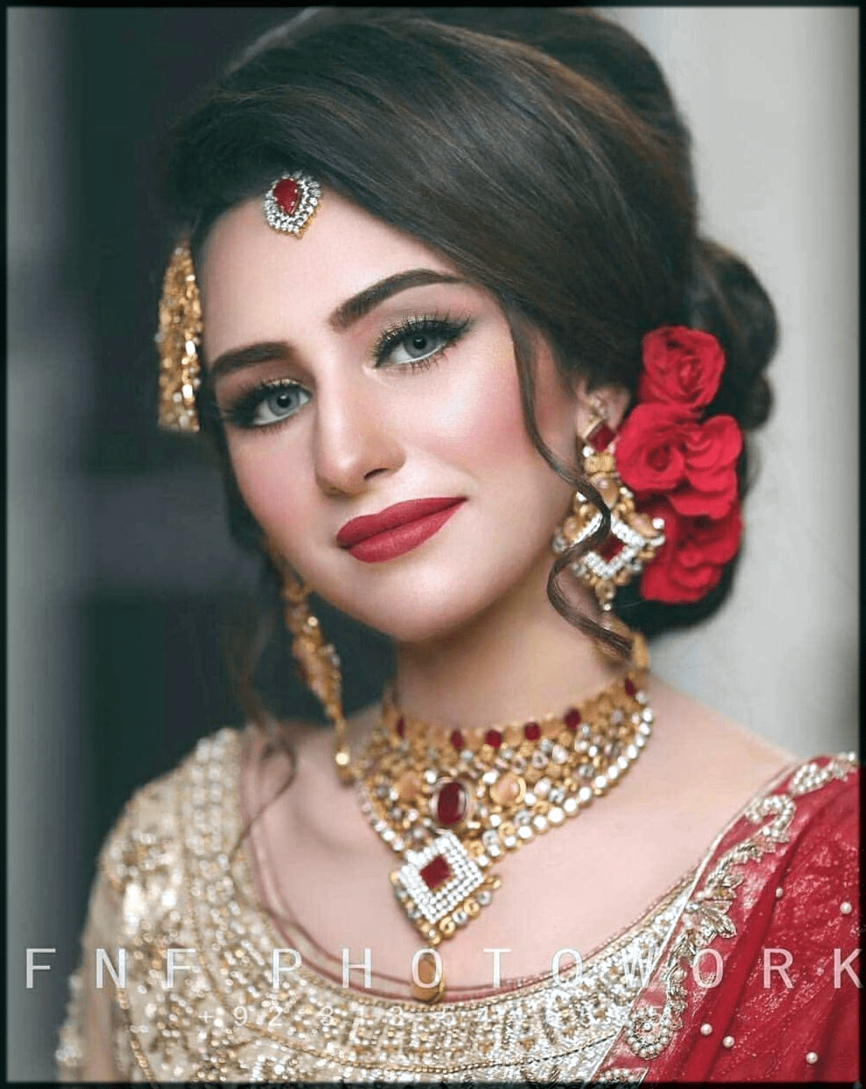 traditional barat hairstyles for bride
