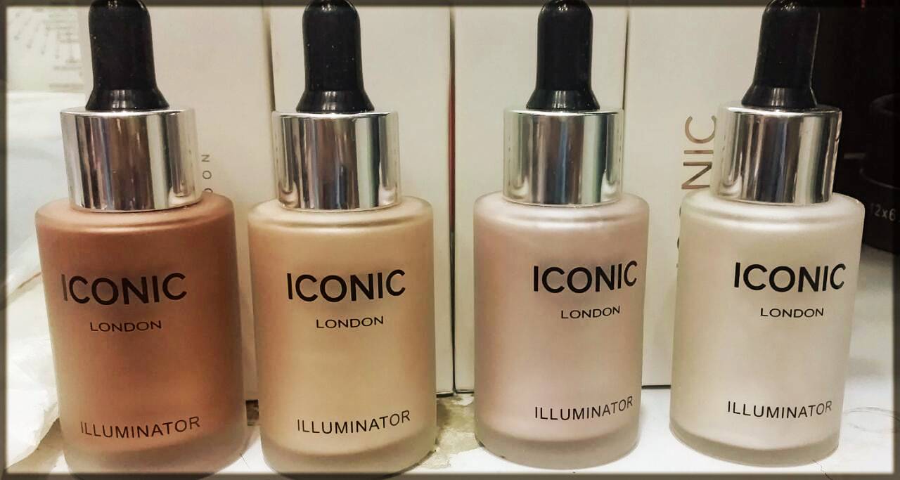 Iconic liquid highlighters for dry skin