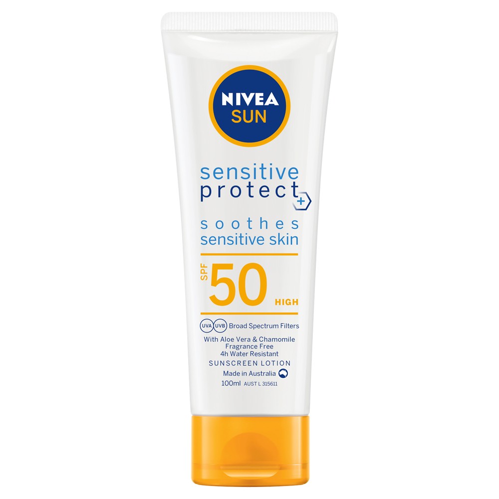 Nivea sunscreen for sun protection