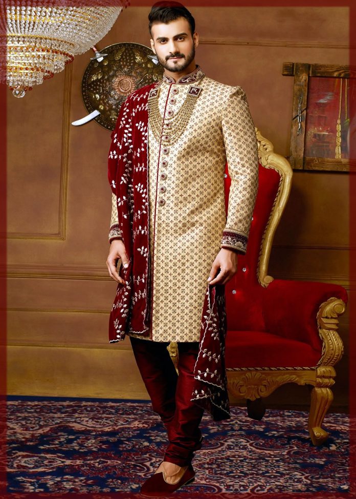 two piece sherwani