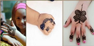 cute kids mehndi designs